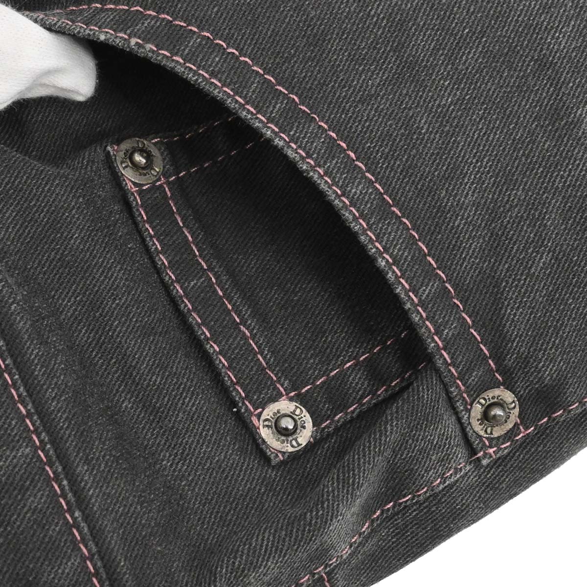 Christian Dior 2003 Denim Skirt Gray #36 - Image 12