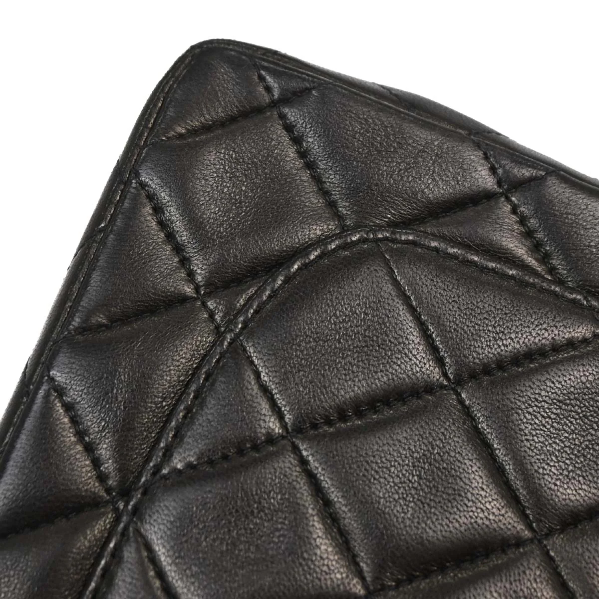 Chanel Black Lambskin Mini Classic Square Flap Shoulder Bag 17 - Image 6