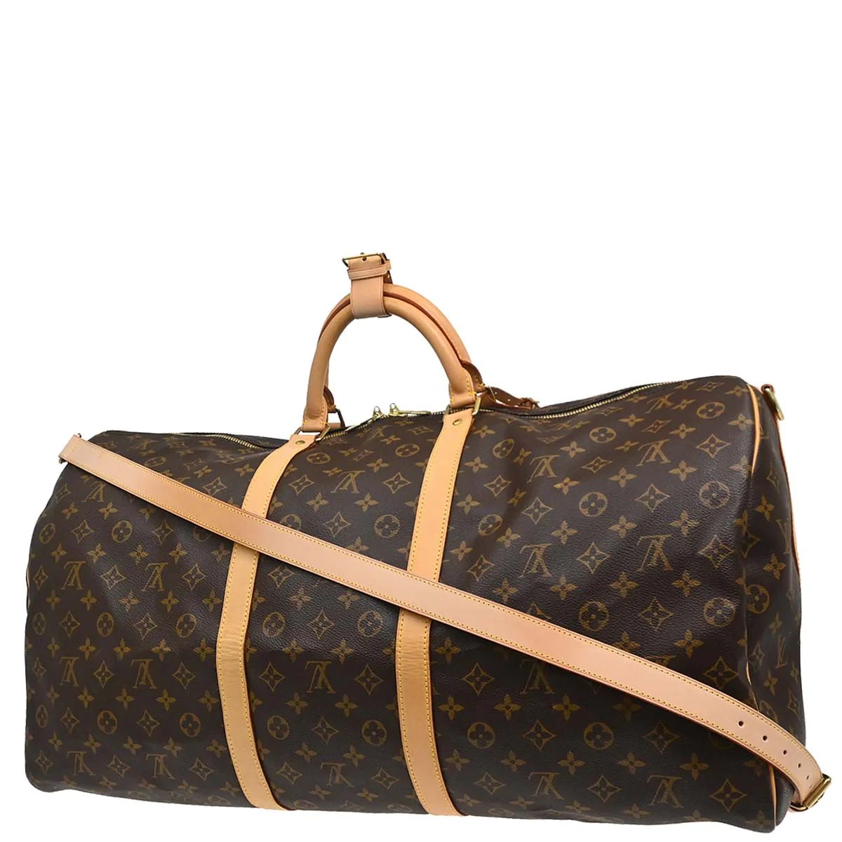Louis Vuitton Monogram Keepall Bandouliere 60 Duffle Bag M41412 - Image 2