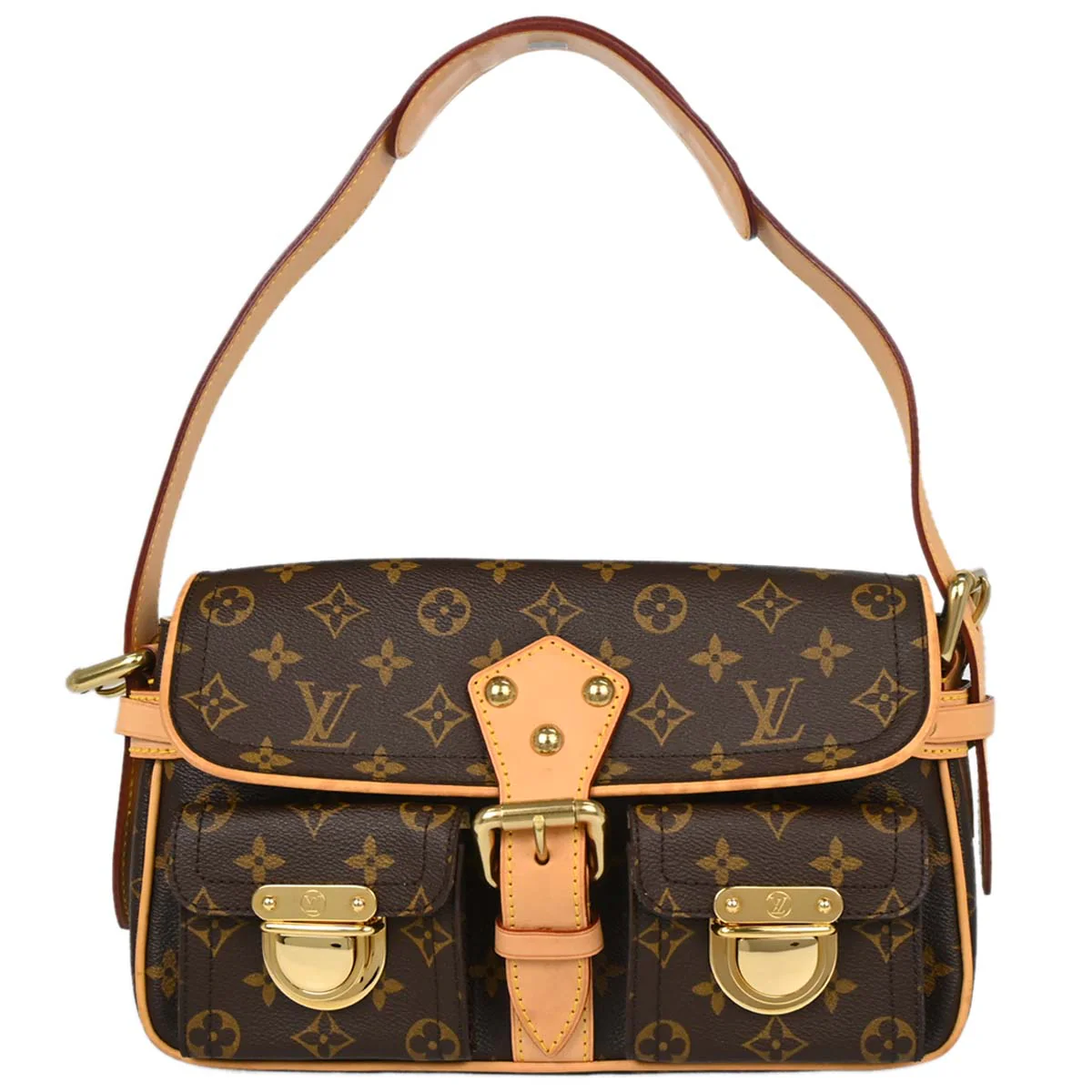Louis Vuitton Monogram Hudson PM Shoulder Bag M40027