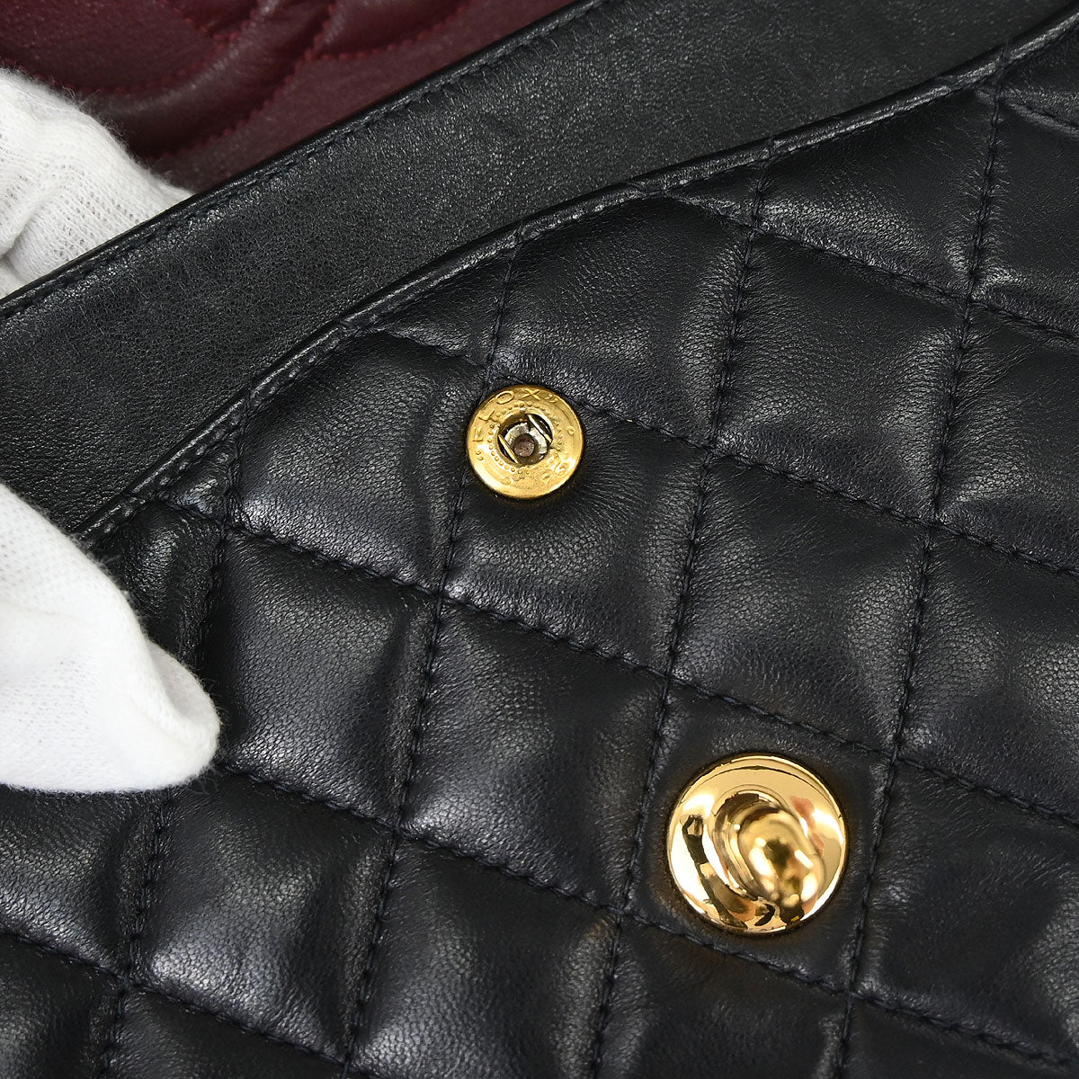 Chanel Black Lambskin Medium Classic Double Flap Shoulder Bag - Image 16