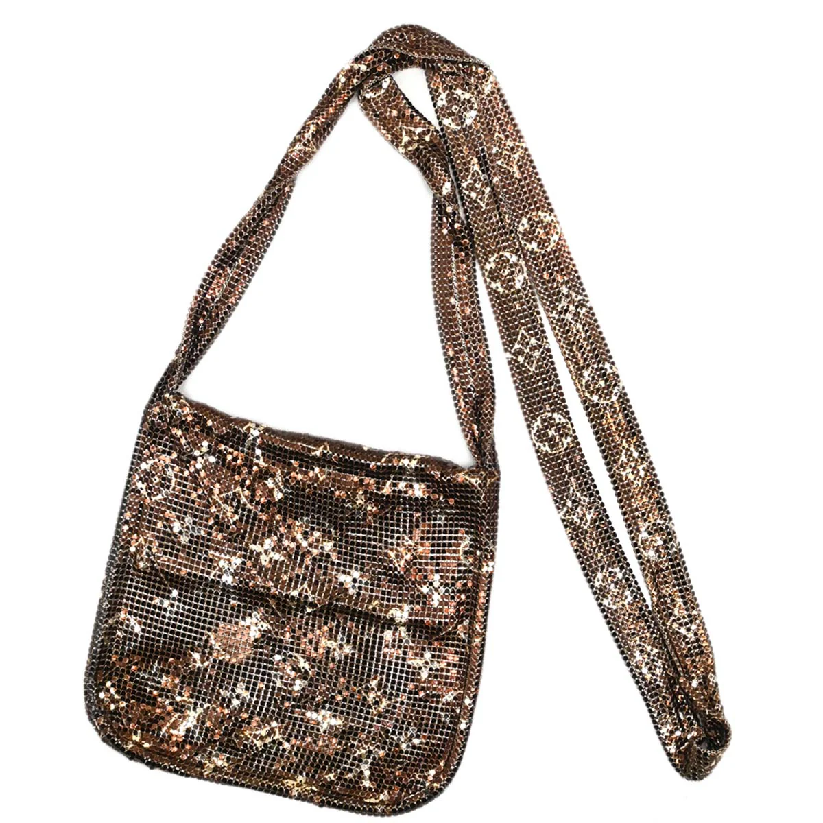 Louis Vuitton Bronze Monogram Mesh Frances Shoulder Bag M92288 - Image 2