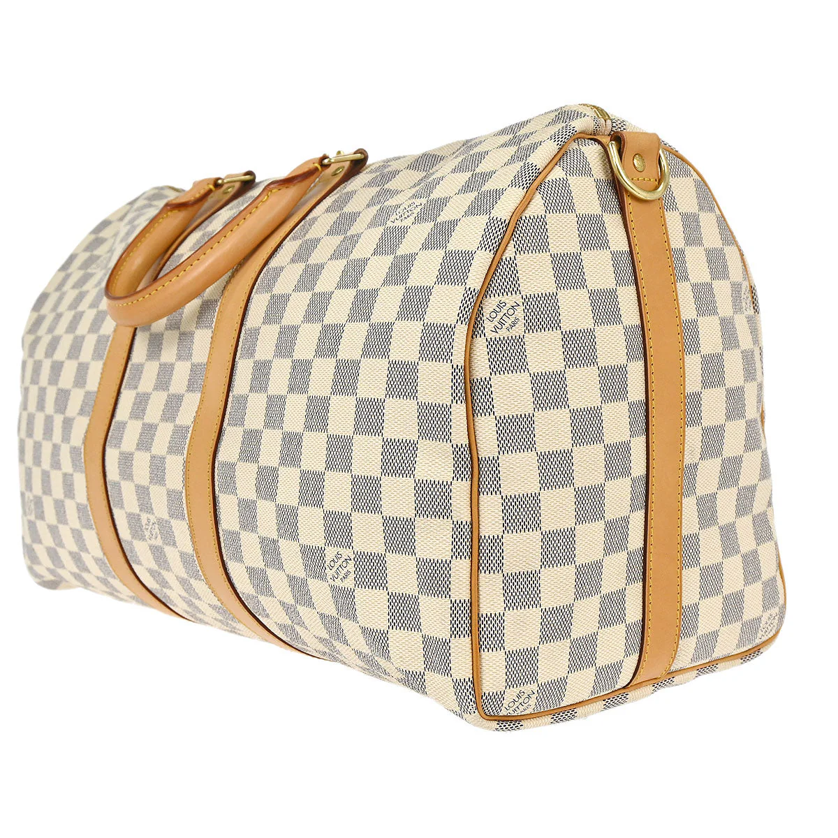 Louis Vuitton Damier Azur Keepall Bandouliere 45 Duffle Bag N48223 - Image 3