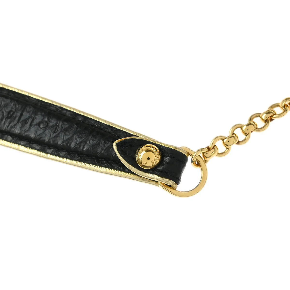 Louis Vuitton * 2006 Black Satin Aumoniere M92062 - Image 5