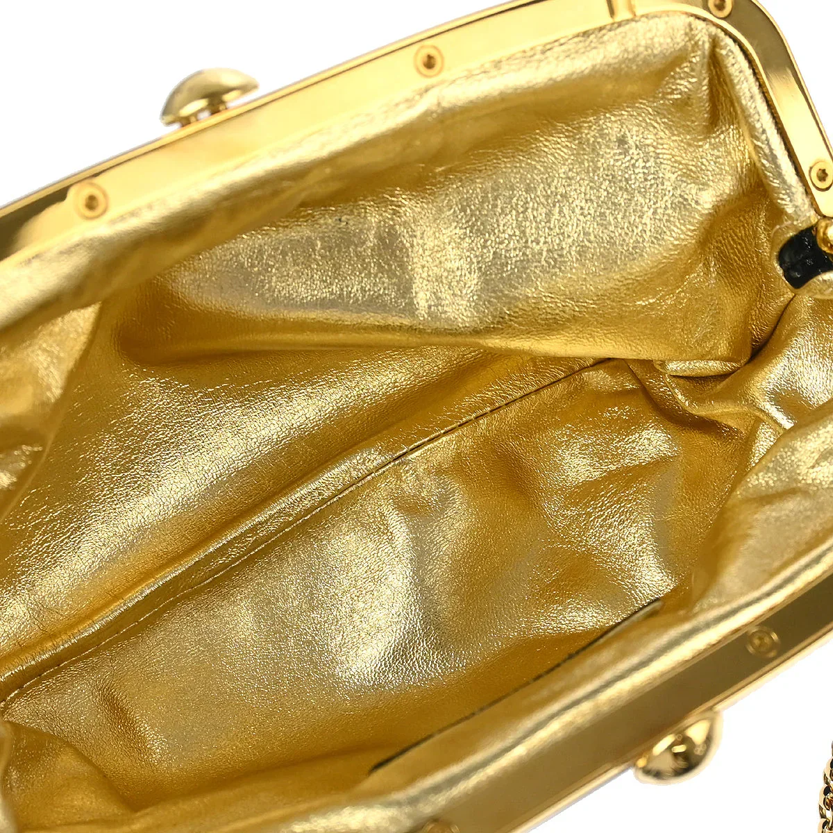 Louis Vuitton * 2006 Black Satin Aumoniere M92062 - Image 8