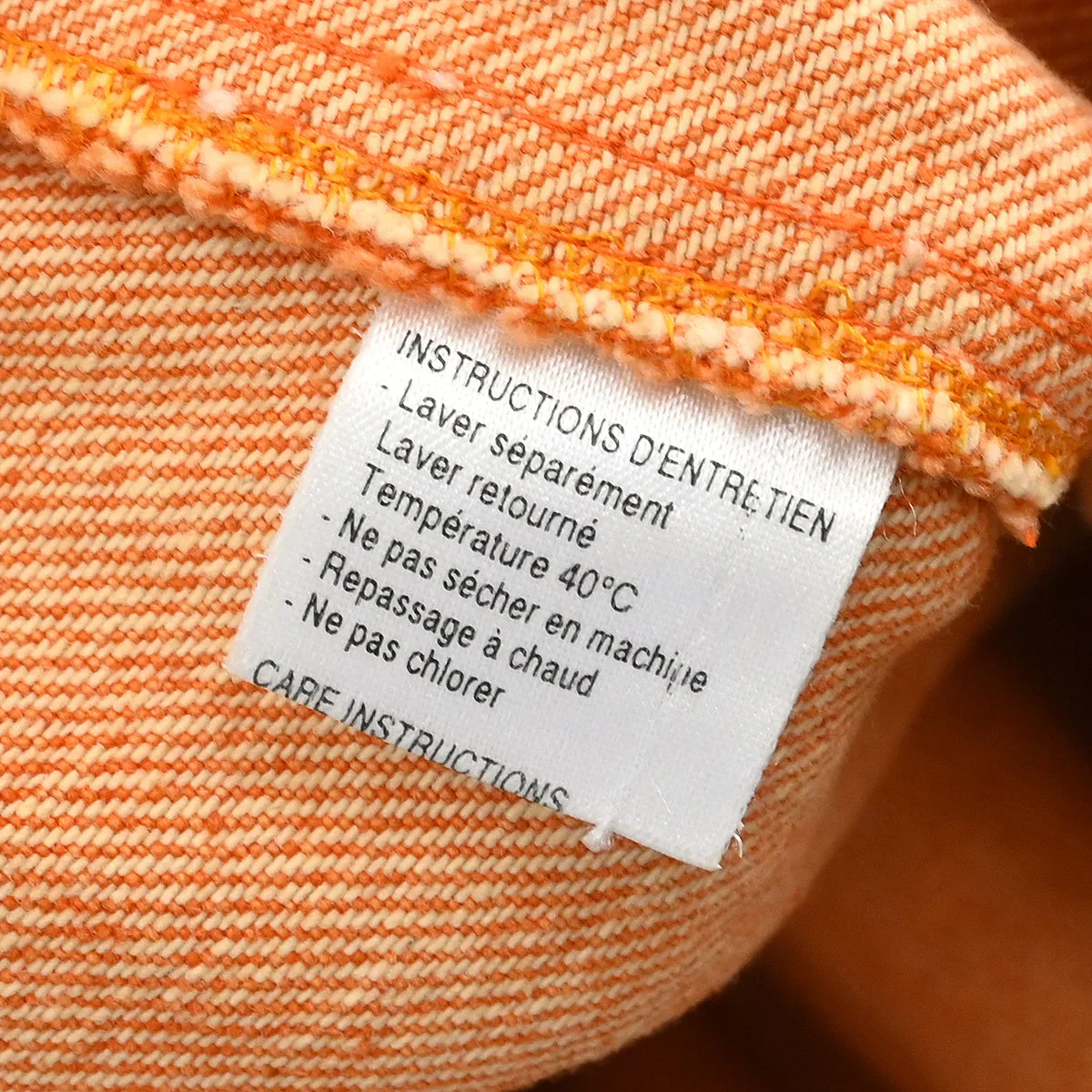 Chanel Denim Skirt Orange #44 - Image 9