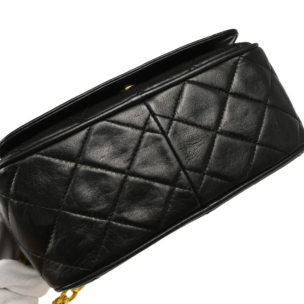 Chanel Black Lambskin Camera Bag Mini - Image 4