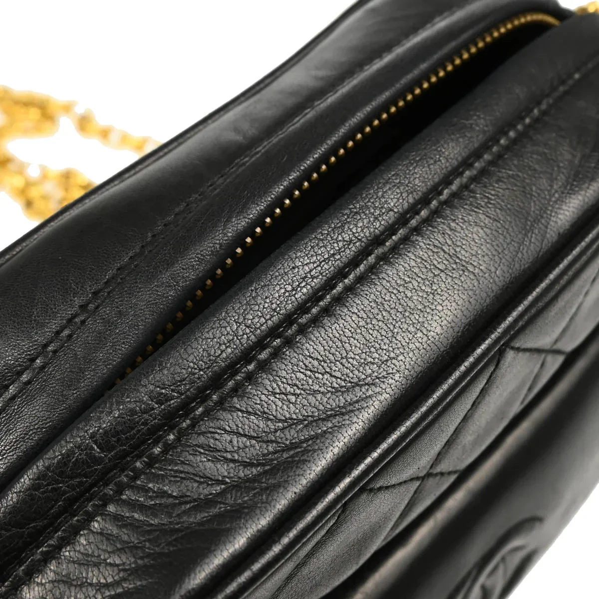 Chanel Black Lambskin Camera Bag Mini - Image 6