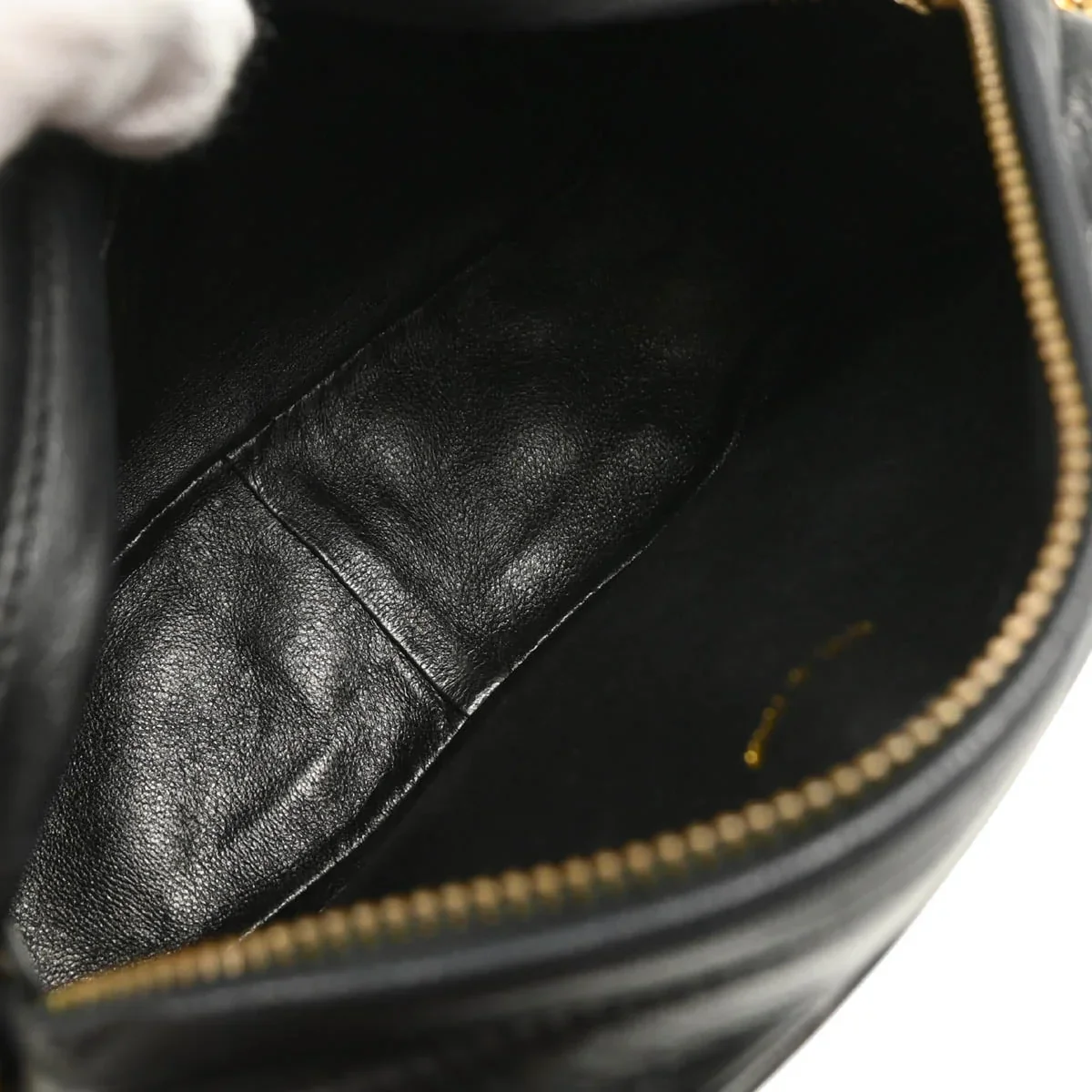 Chanel Black Lambskin Camera Bag Mini - Image 9