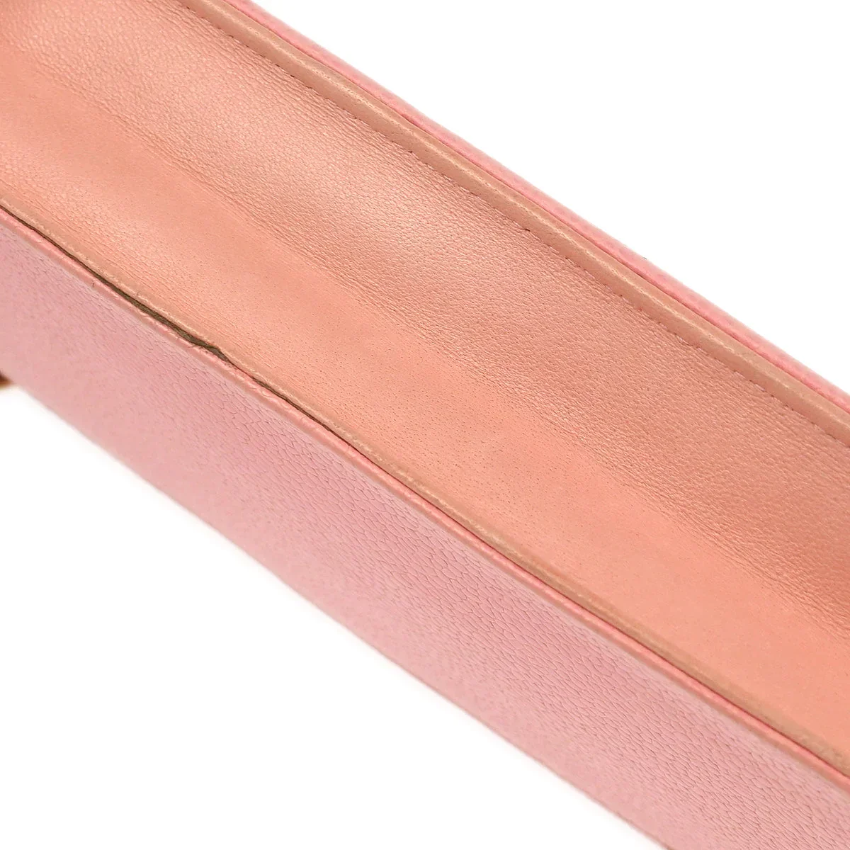 Chanel 2005-2006 Pink Caviar Timeless WOC Chain Shoulder Wallet Bag - Image 3