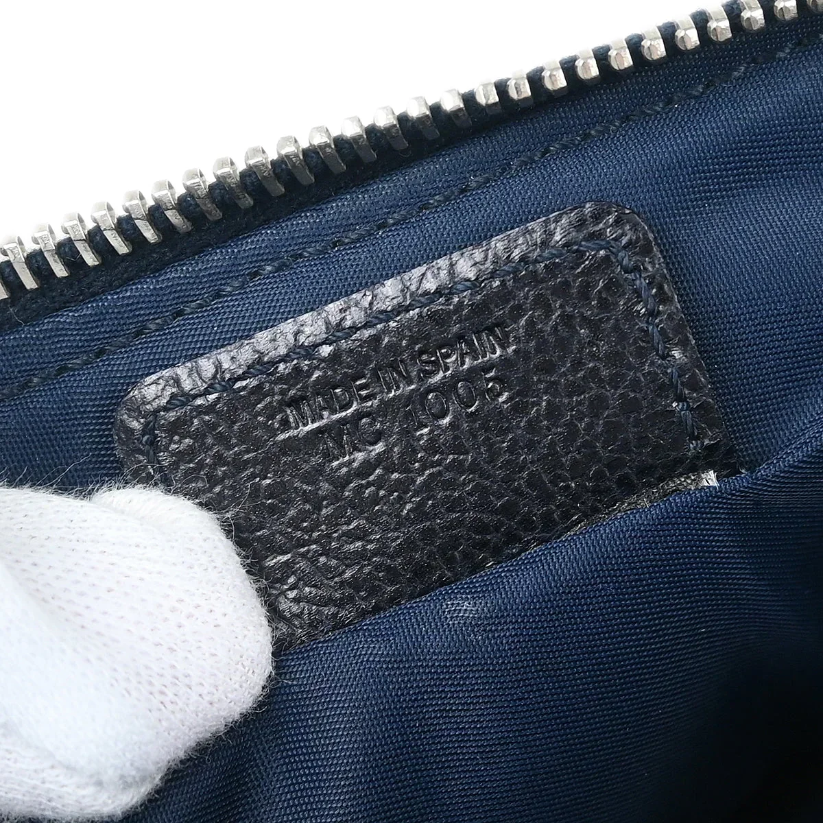 Christian Dior 2005 Navy Denim Trotter Saddle Handbag - Image 9