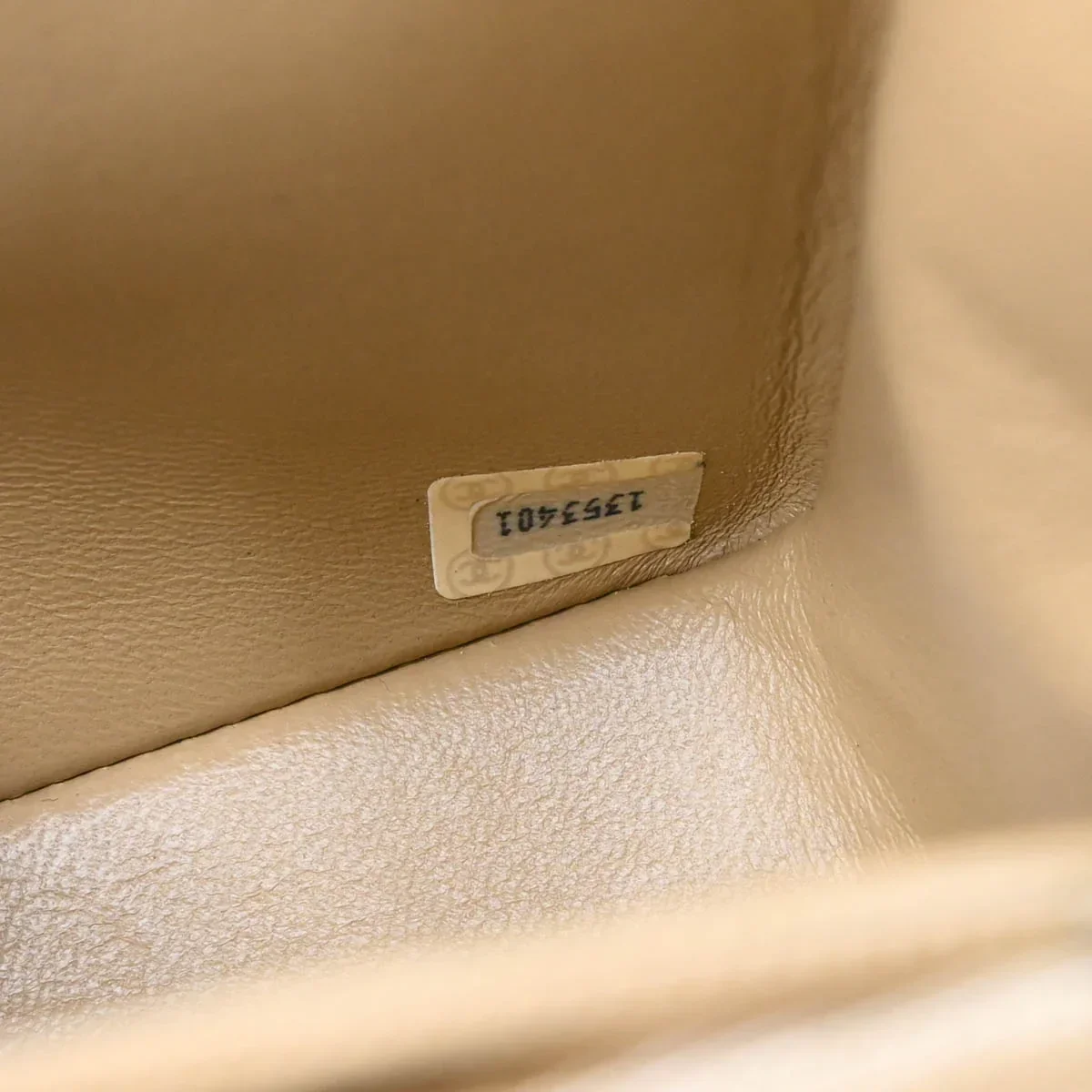 Chanel Beige Lambskin Turnlock Small Full Flap Shoulder Bag - Image 10