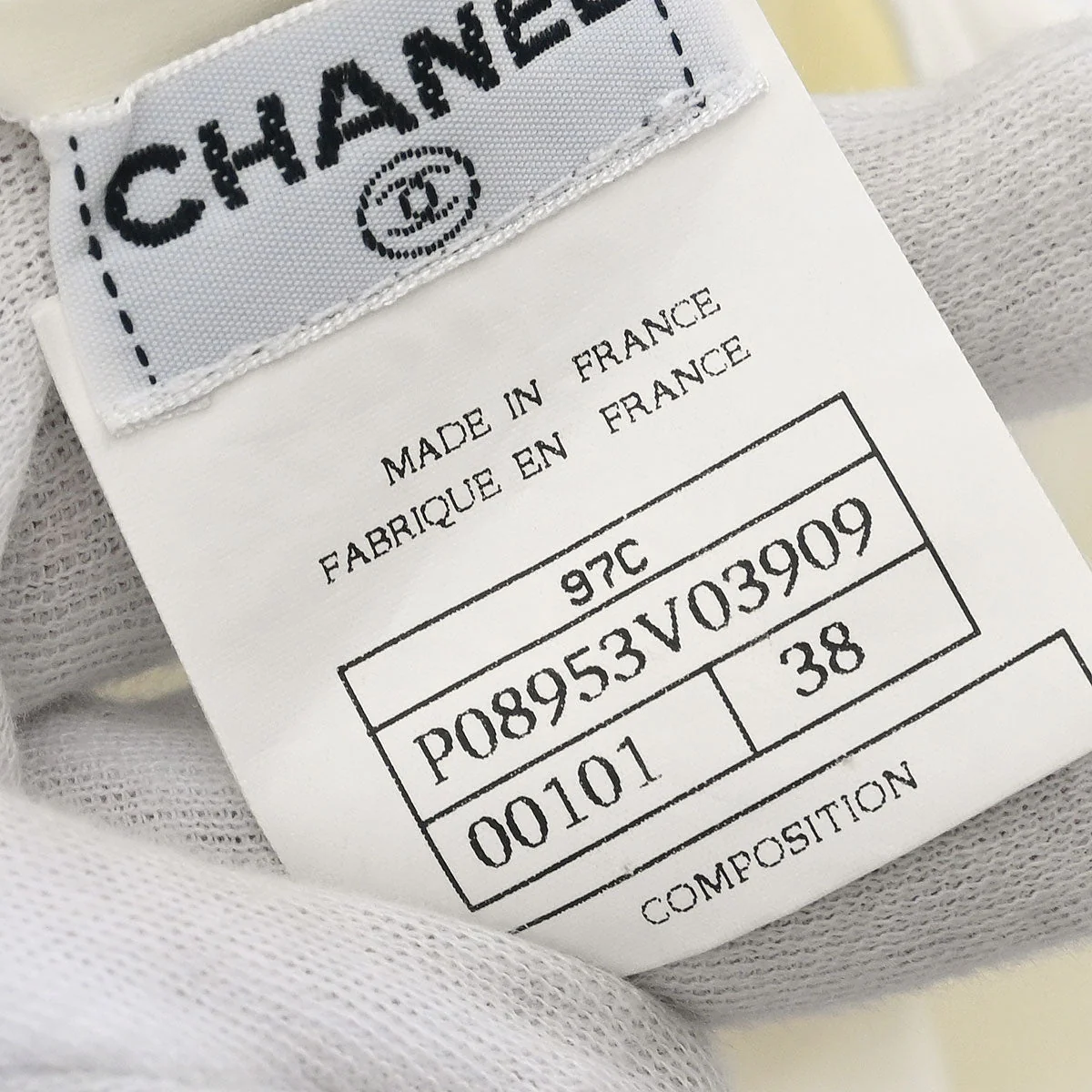 Chanel 1997 Cropped Sleeveless Top White #38 - Image 8