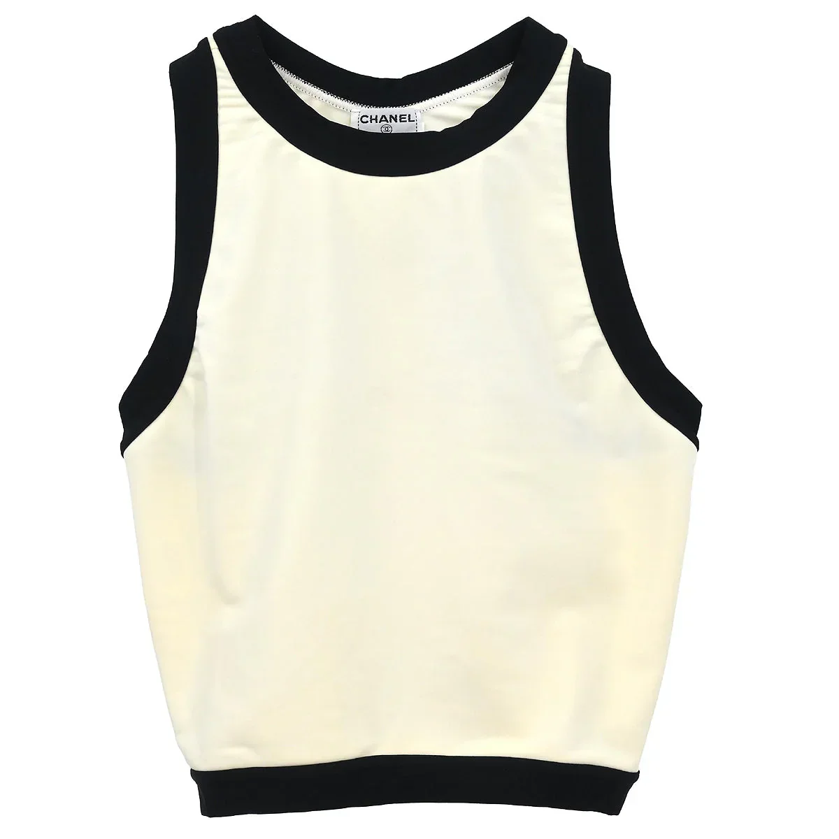 Chanel 1996 Sleeveless Top White #42 - Image 3