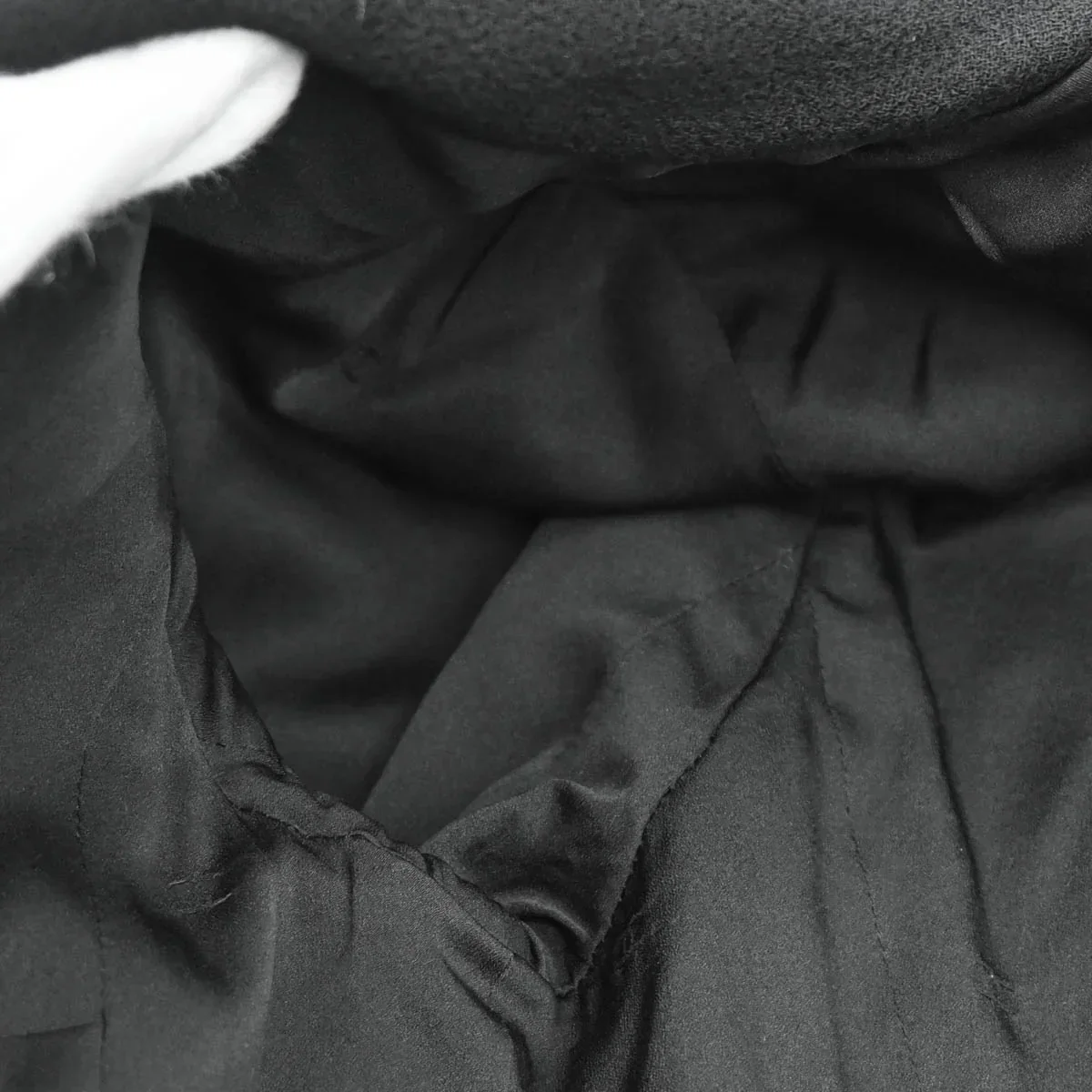 Chanel 1996 Single Breasted Jacket Black #38 - Image 7