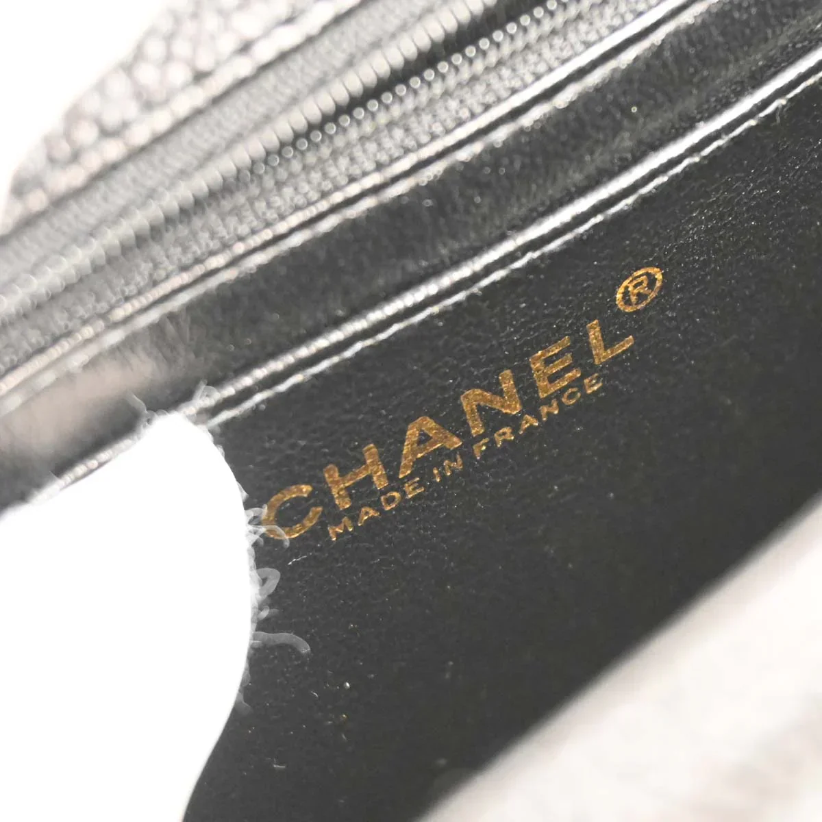 Chanel 1997-1999 Black Caviar Kelly Handbag - Image 10