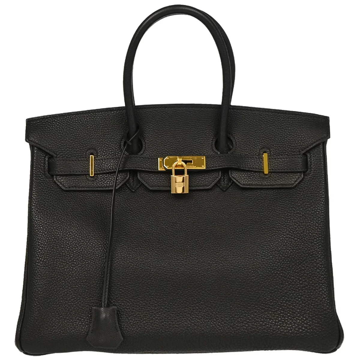 Hermes Black Togo Birkin 35 Handbag