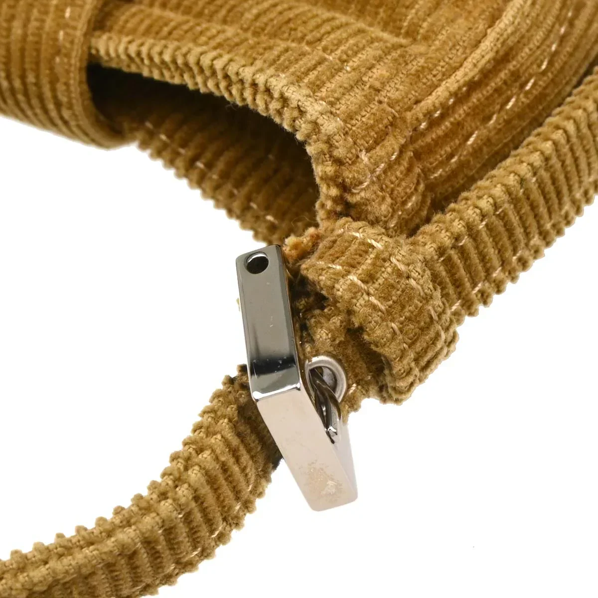 Fendi 2000 Brown Corduroy Mini Handbag - Image 6