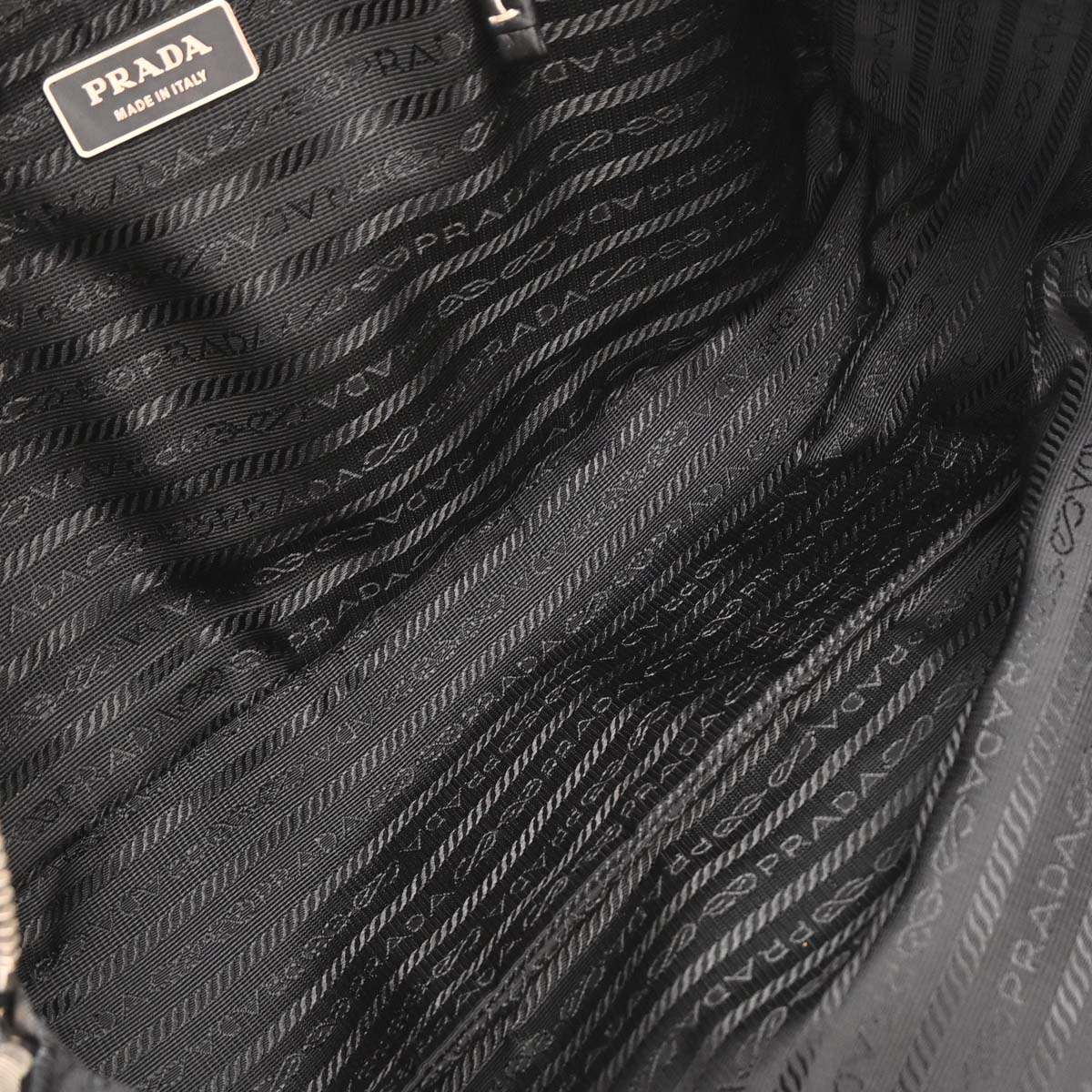 Prada Black Calfskin Handbag - Image 6