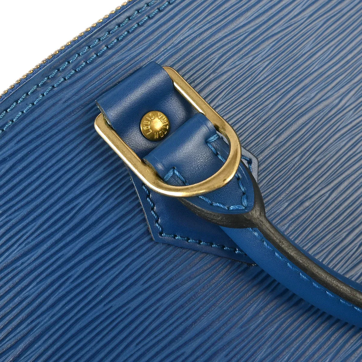 Louis Vuitton 1998 Blue Epi Alma Handbag M52145 - Image 5