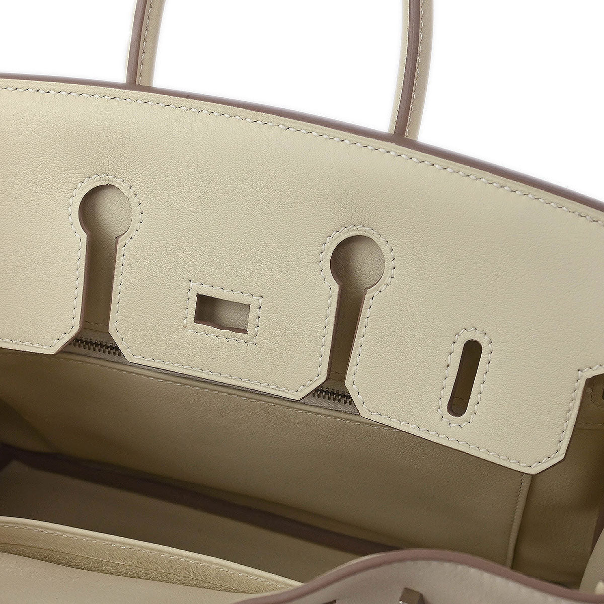 Hermes 2016 Swift Craie Birkin 25 Handbag - Image 8
