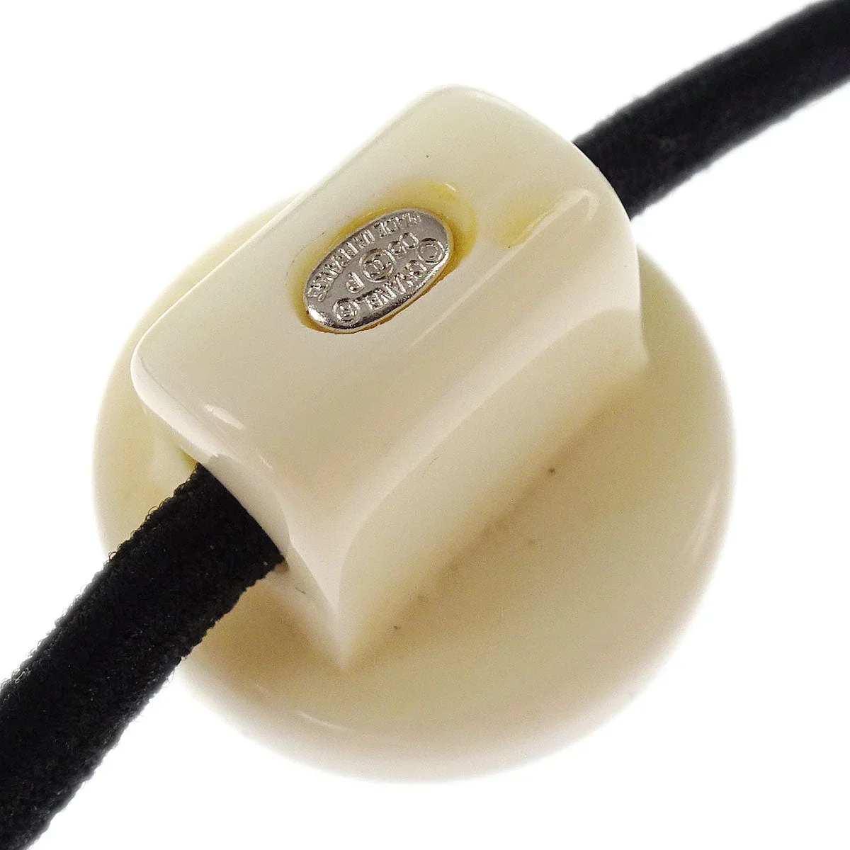 Chanel Hair Band Hair Accessories Black 05P - Image 4