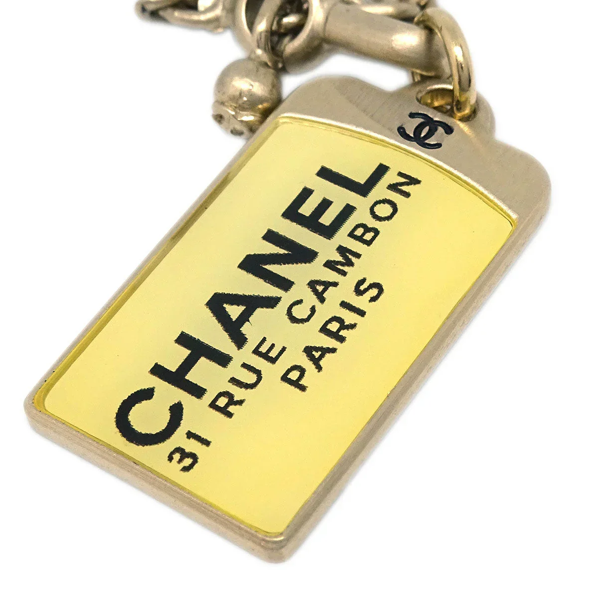 Chanel Gold Key Holder Bag Charm Small Good 07C - Image 3