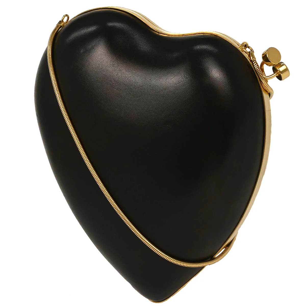 Saint Laurent Black Leather Love Box Shoulder Bag - Image 2