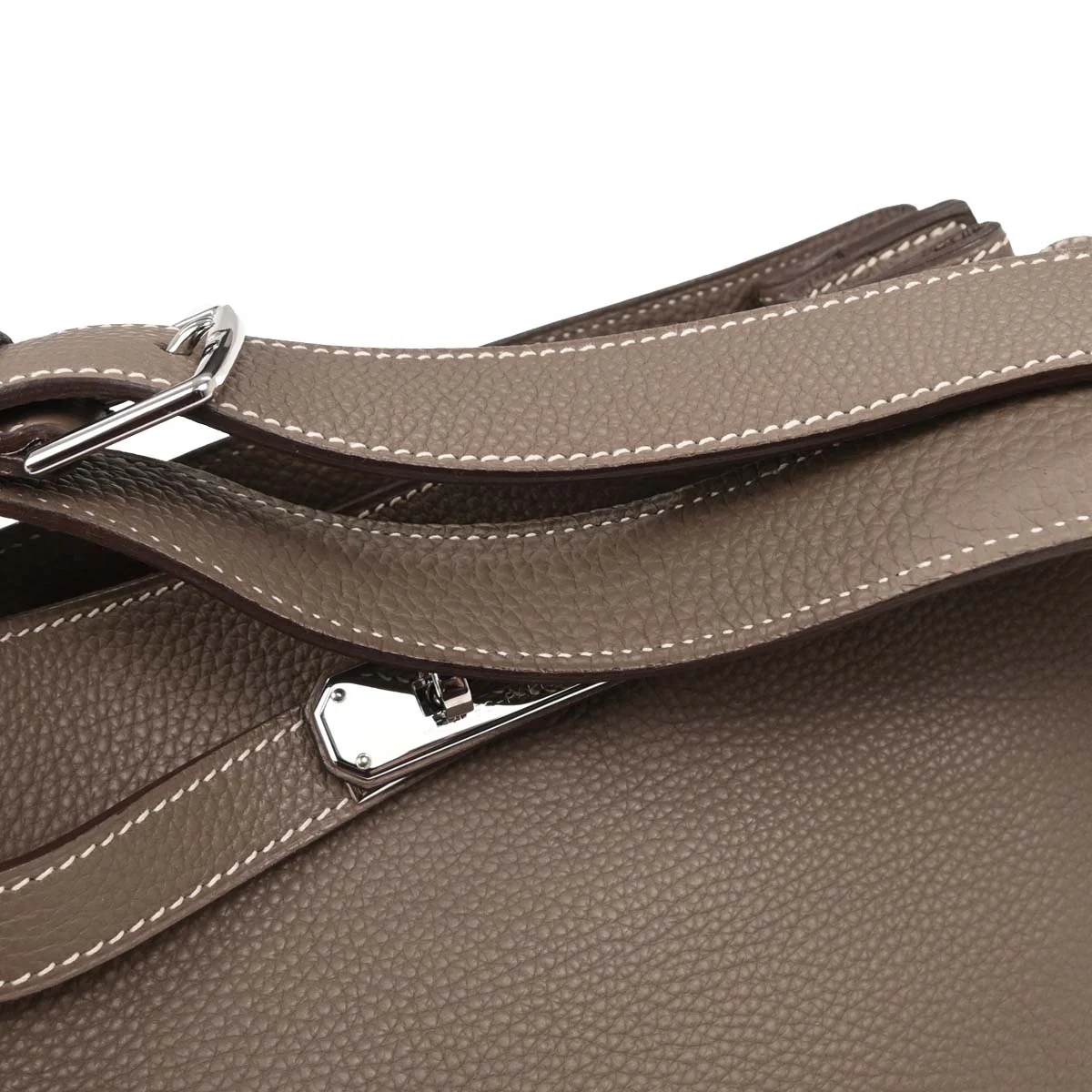 Hermes Etoupe Togo So Kelly 22 Shoulder Bag - Image 4