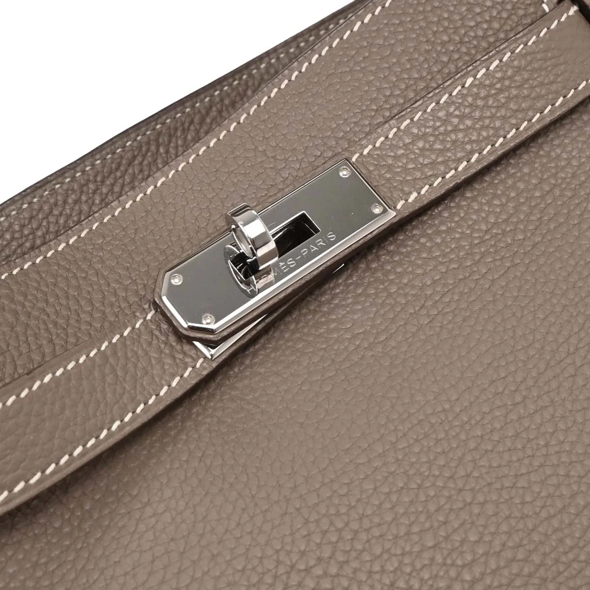 Hermes Etoupe Togo So Kelly 22 Shoulder Bag - Image 5