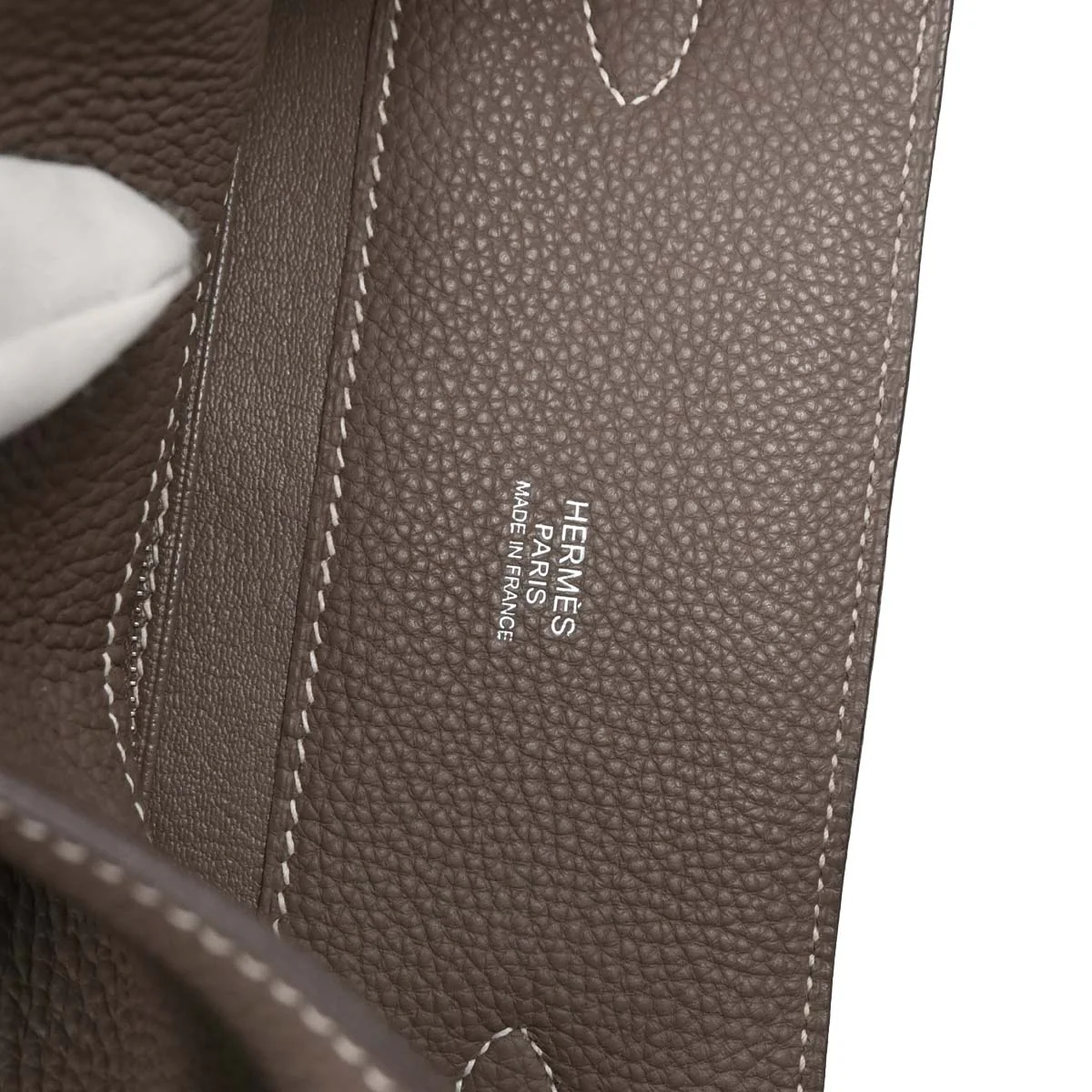 Hermes Etoupe Togo So Kelly 22 Shoulder Bag - Image 9