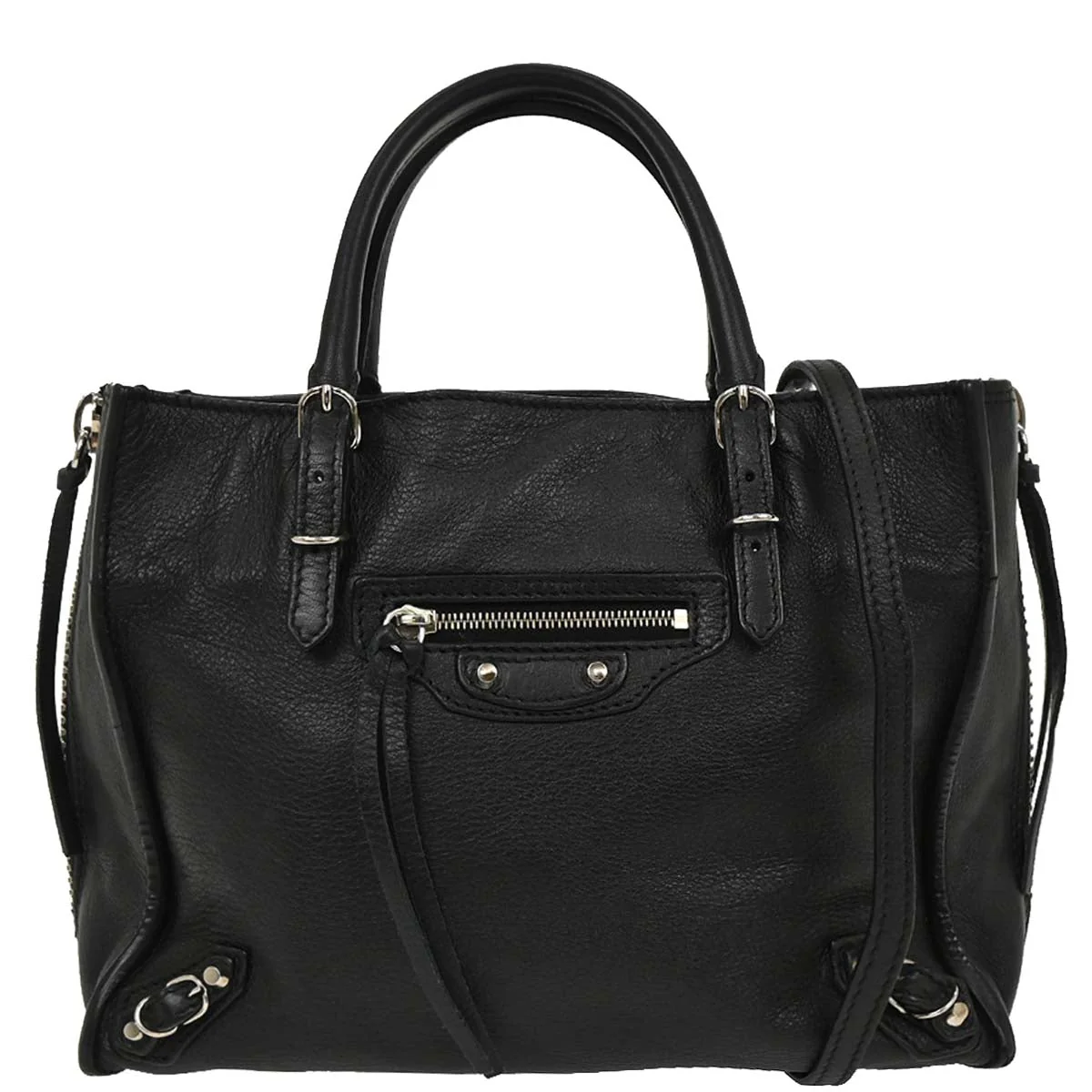 Balenciaga Black Papier A6 Tote Shoulder Bag