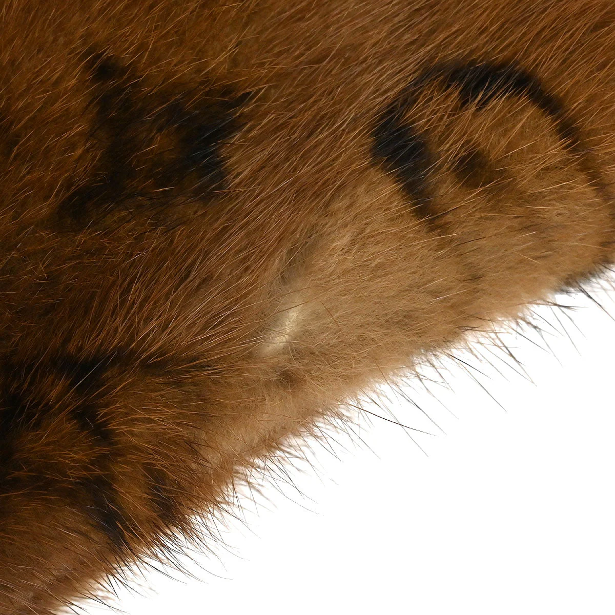 Louis Vuitton * Mink Shawl Stole M74259 Small Good - Image 5