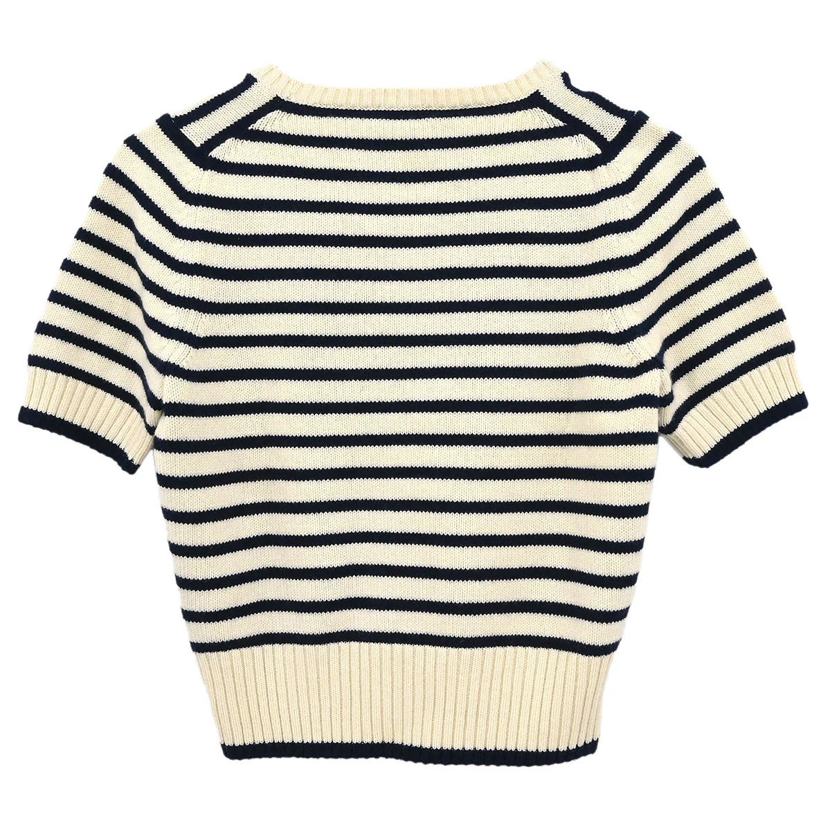 Chanel 2003 Short Sleeve Top White #36 - Image 2