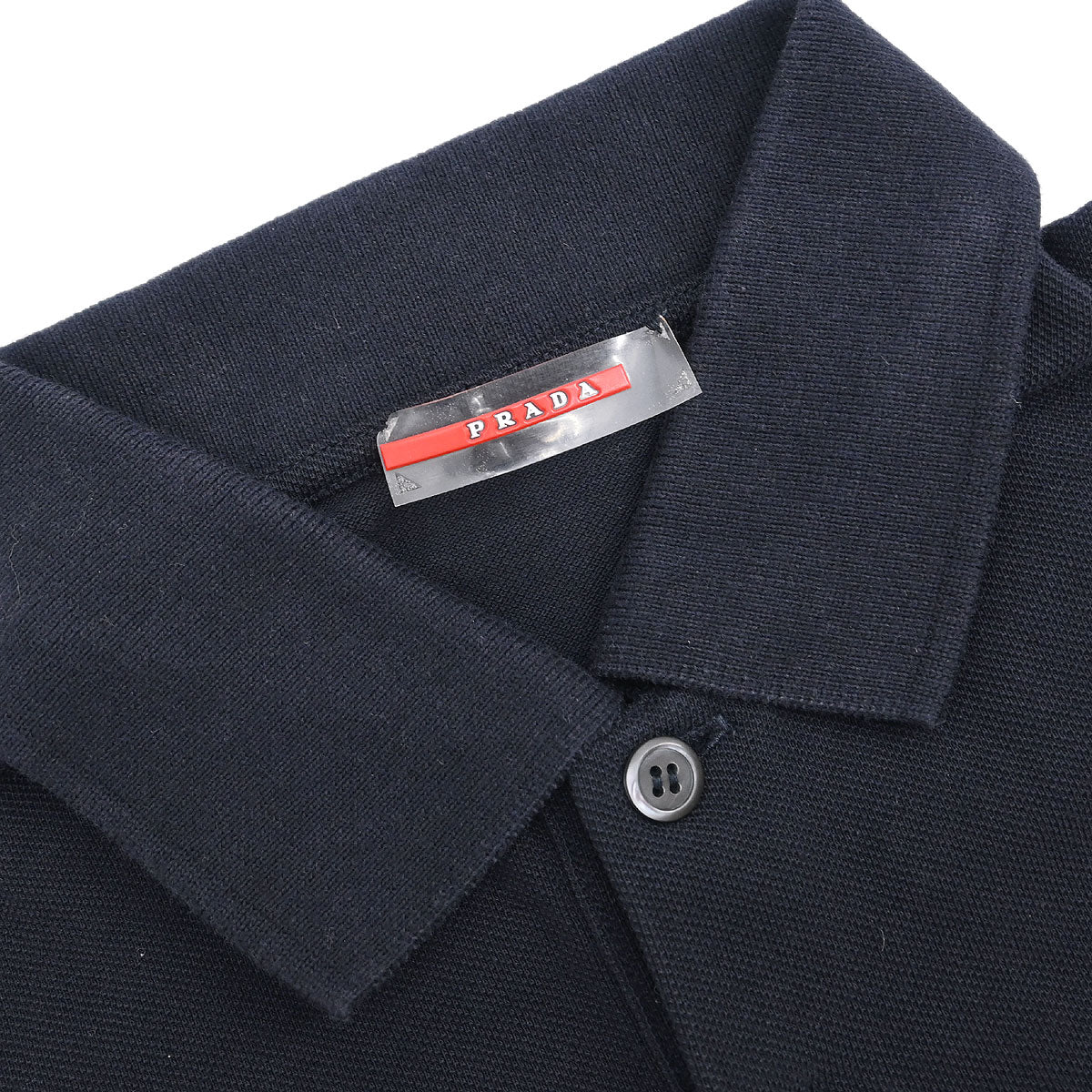 Prada Sport Polo Shirt Top Navy #S - Image 5