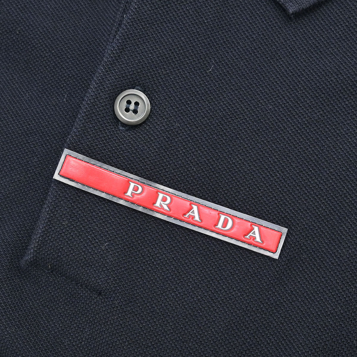 Prada Sport Polo Shirt Top Navy #S - Image 6