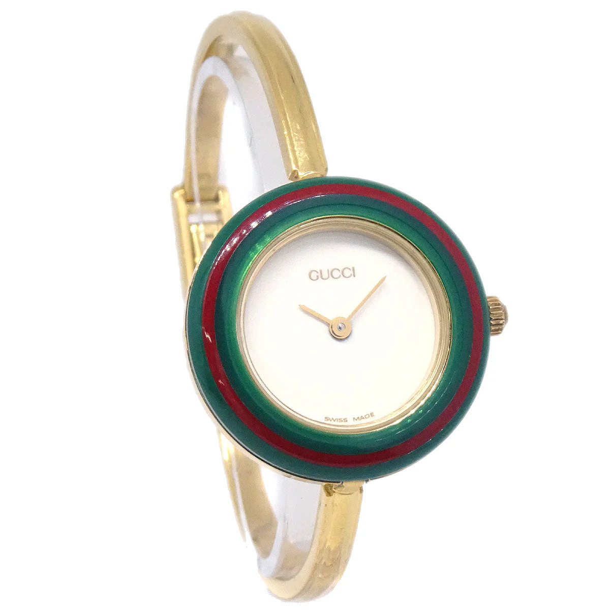 Gucci 11/12.2 Change Bezel Chameleon Quartz Watch SS - Image 3