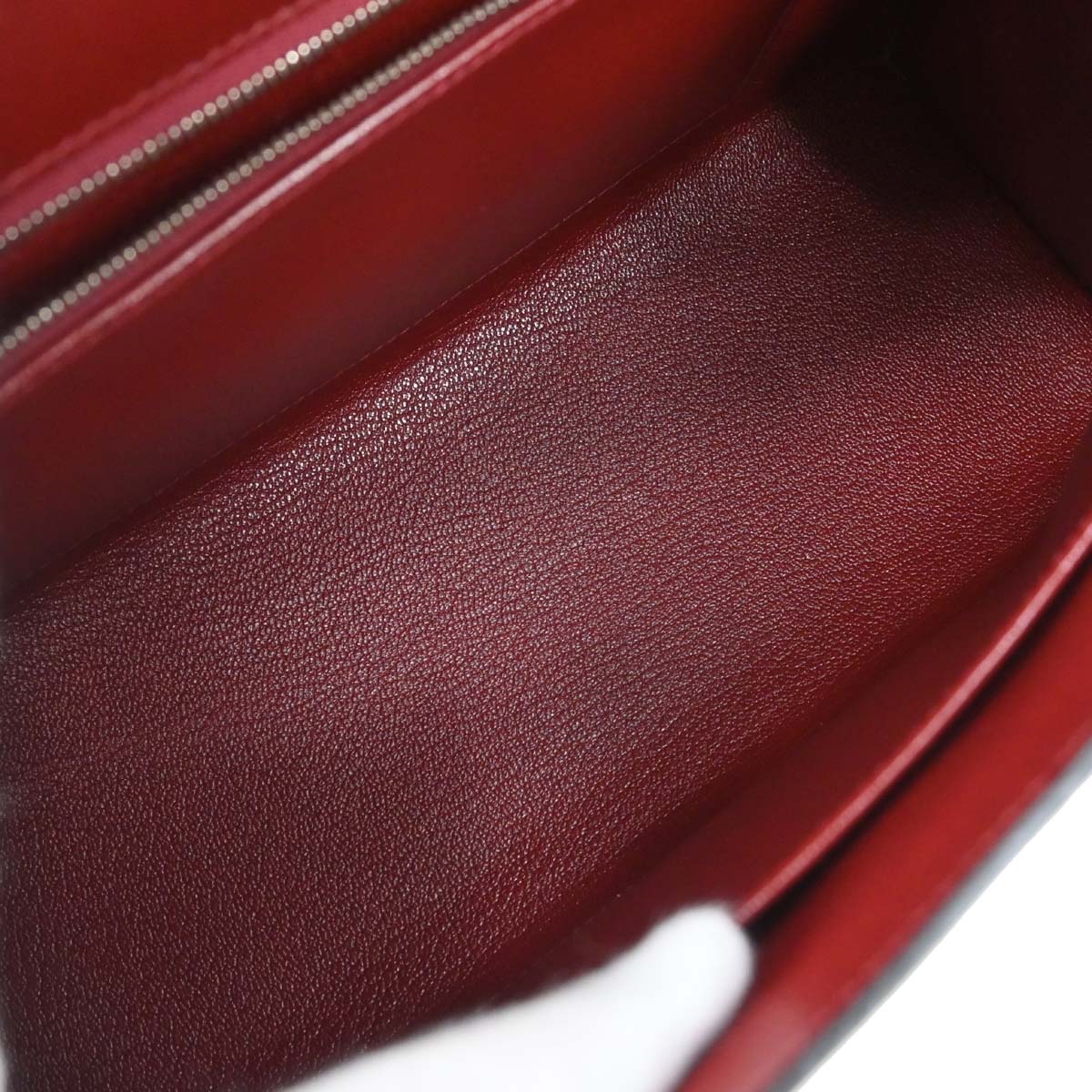 Hermes Rouge H Box Calf Drag 2 27 Handbag □F - Image 15