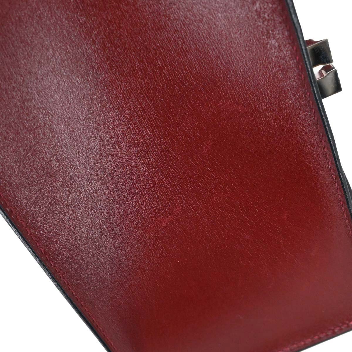 Hermes Rouge H Box Calf Drag 2 27 Handbag □F - Image 16
