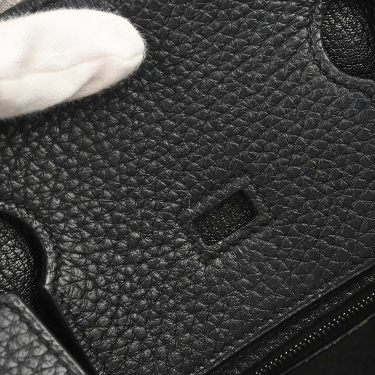 Hermes Black Taurillon Clemence Birkin 35 Handbag - Image 14