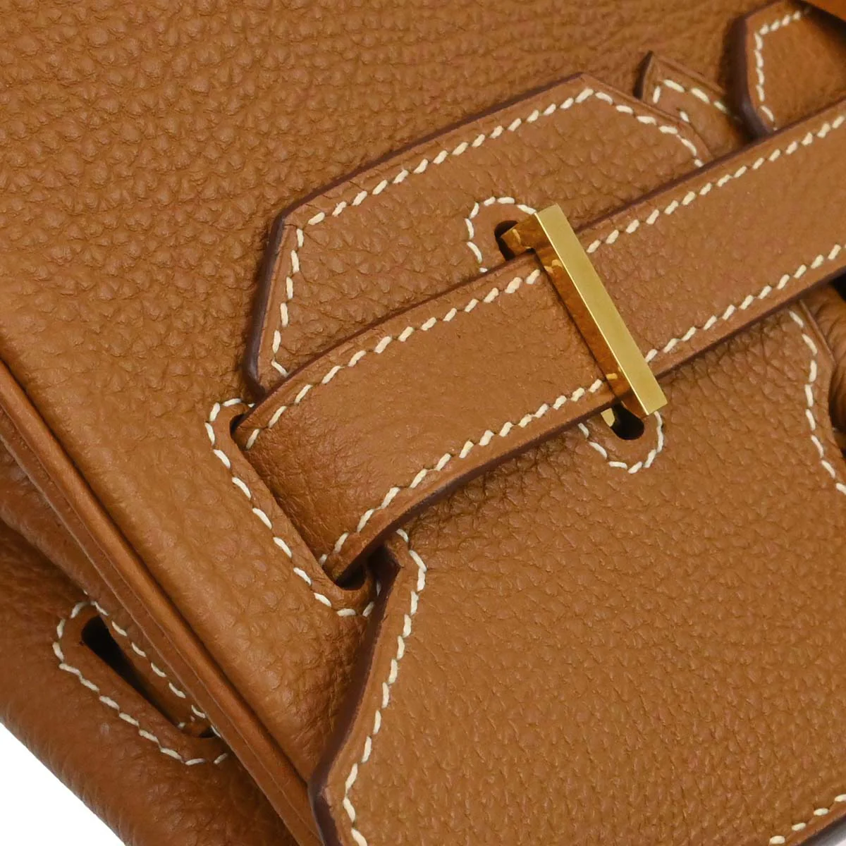 Hermes Gold Togo Birkin 30 Handbag - Image 12