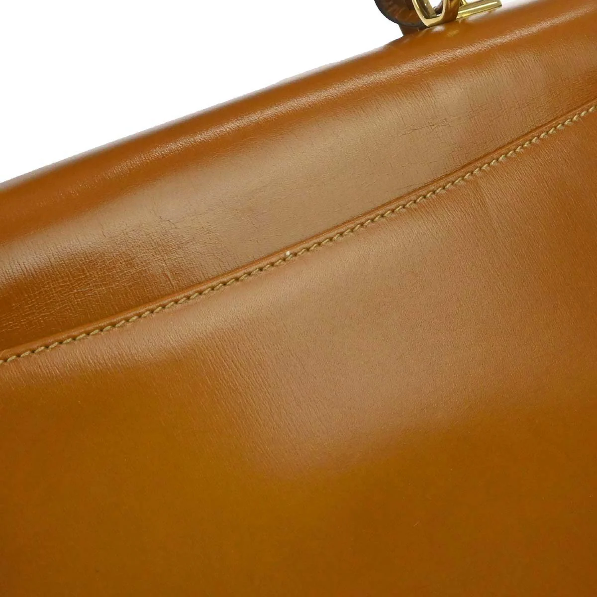 Gucci Brown Leather Lady Lock Top Handle 2way Shoulder Handbag - Image 11