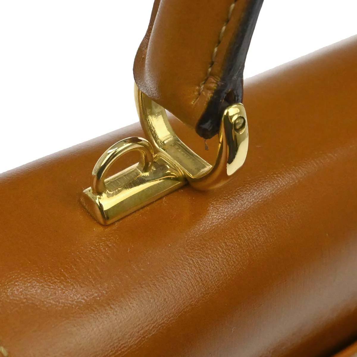 Gucci Brown Leather Lady Lock Top Handle 2way Shoulder Handbag - Image 12