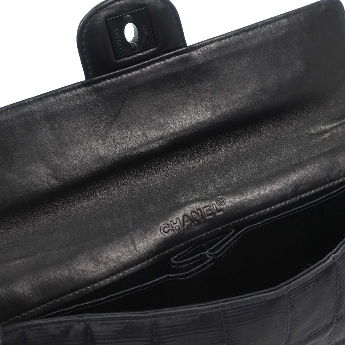Chanel Black Jacquard Nylon Travel Line East West Shoulder Bag - Image 14