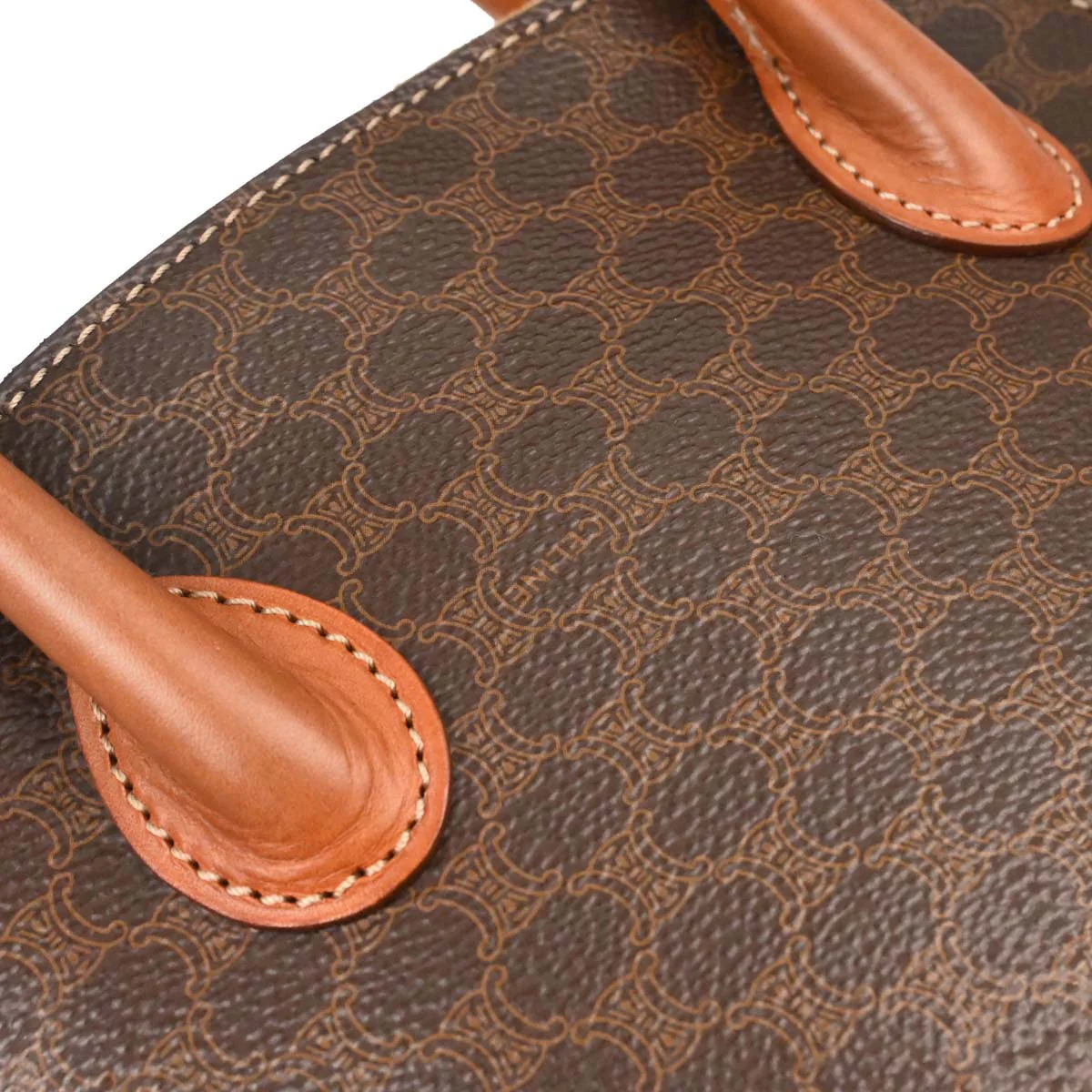 Celine Brown PVC Macadam 2way Shoulder Handbag - Image 14