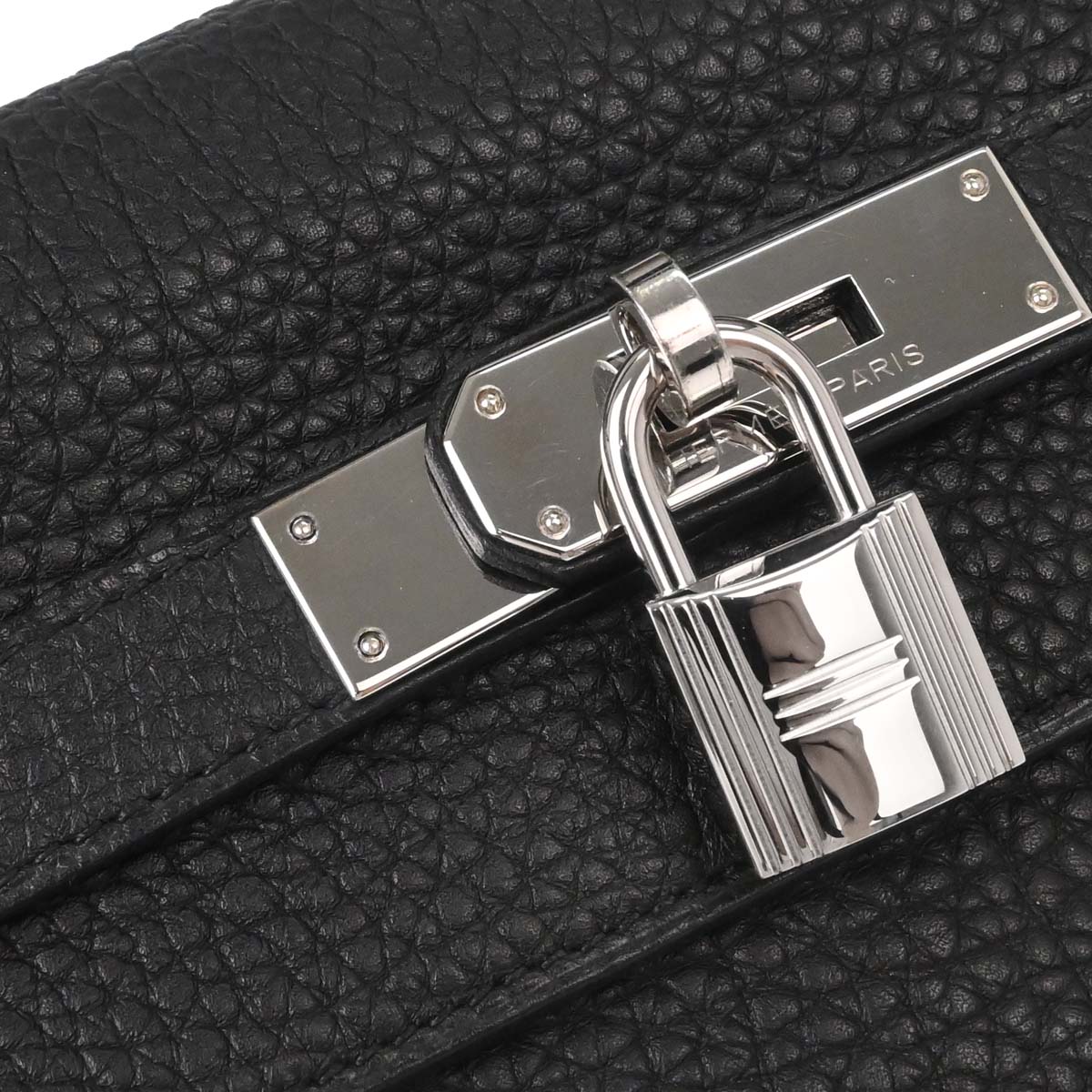 Hermes Black Togo Kelly 32 Retourne 2way Shoulder Handbag - Image 13
