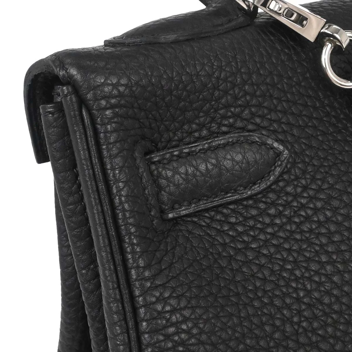 Hermes Black Togo Kelly 32 Retourne 2way Shoulder Handbag - Image 4