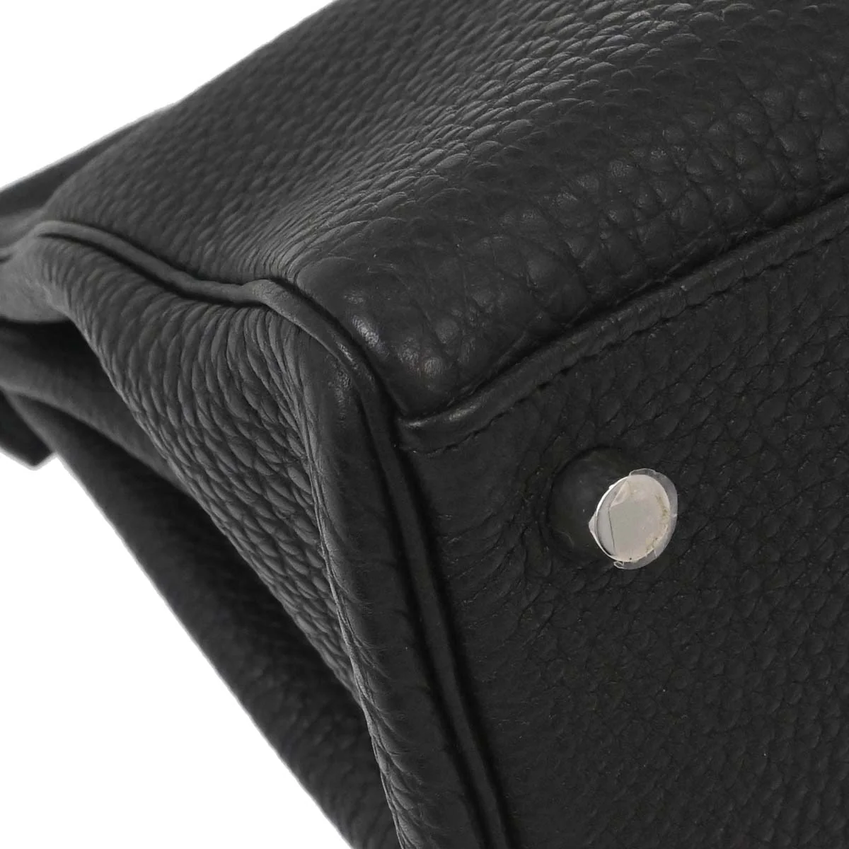Hermes Black Togo Kelly 32 Retourne 2way Shoulder Handbag - Image 6