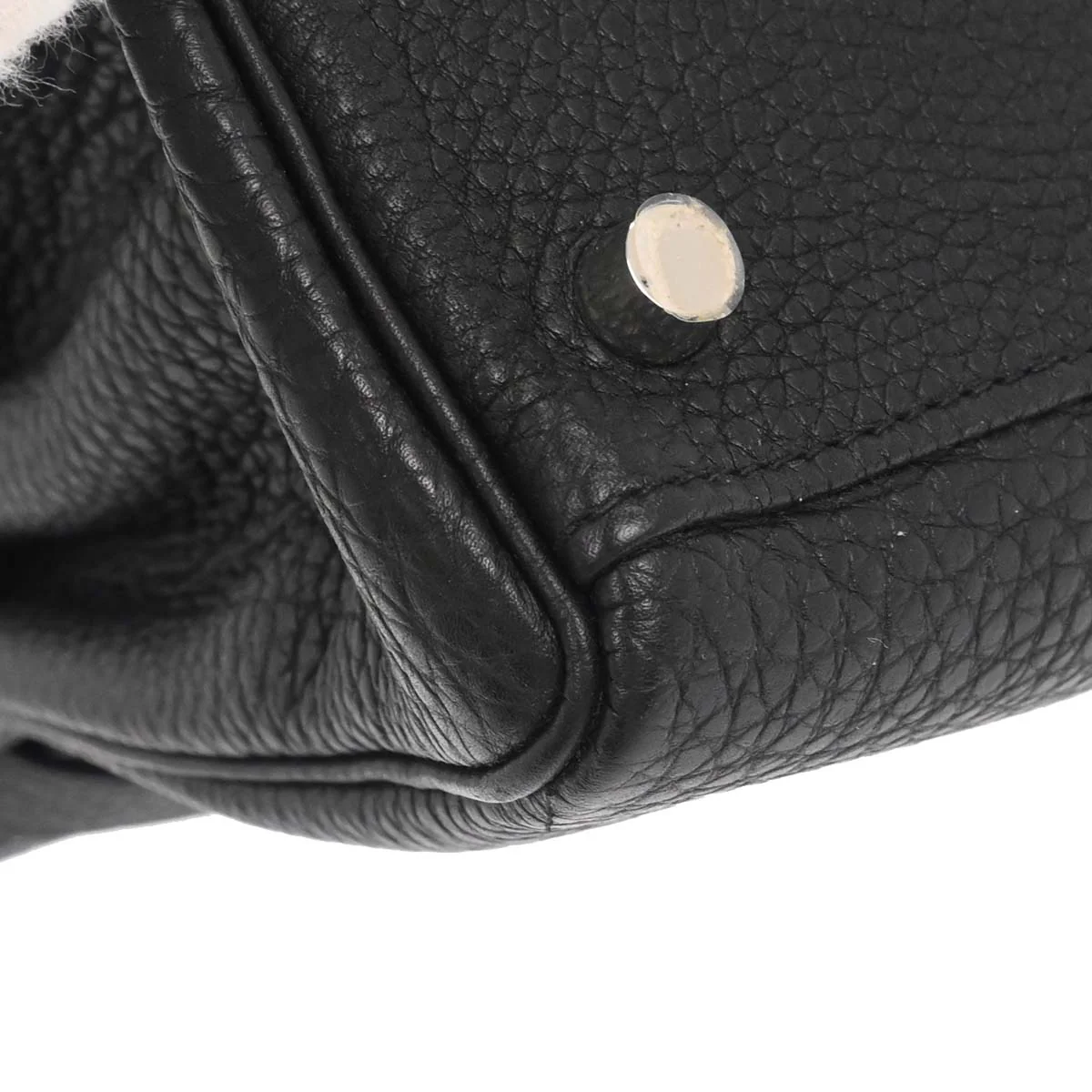 Hermes Black Togo Kelly 32 Retourne 2way Shoulder Handbag - Image 7