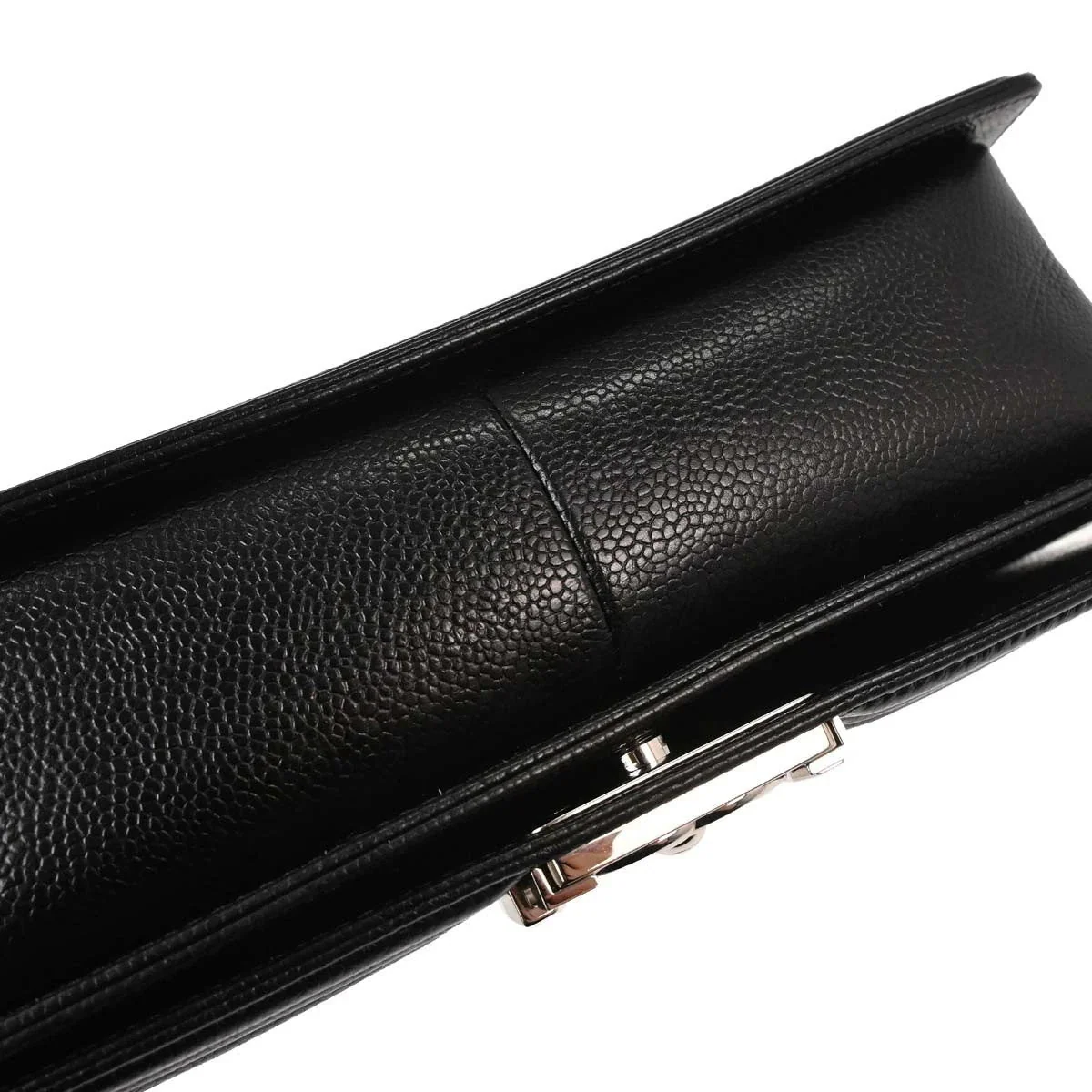 Boy Chanel Black Caviar Chevron Medium Shoulder Bag - Image 3